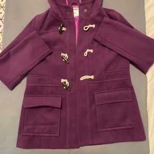 Purple pea coat